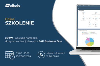 Szkolenie “xDTW – obsługa narzędzia do synchronizacji danych z SAP Business One”