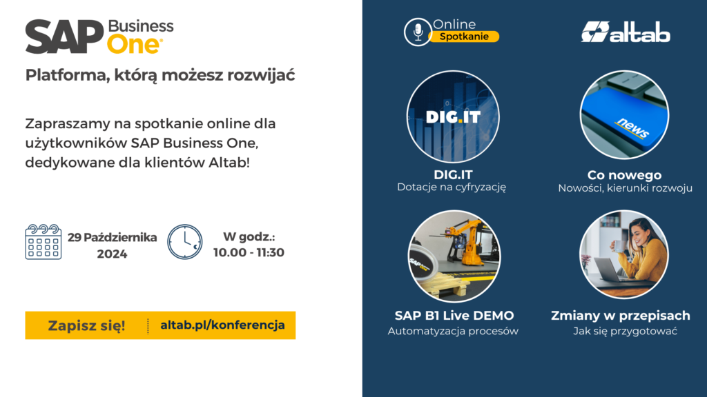 SAP Business One - Platforma którą możesz rozwijać